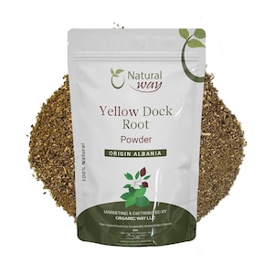 Natural Dried Yellow Dock Root Powder