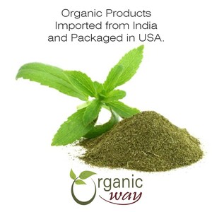 Stevia Leaf Powder | Kosher & USDA Certified | Gluten Free | Natural Sweetener | 100% Raw from India image 2