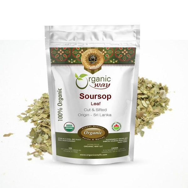 Organic Soursop Leaf Coarse Cut