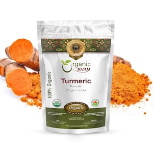 Organic Way Turmeric / Haldi Root Powder - Organic, Kosher, USDA Certified | Vegan, Non GMO, Gluten Free | Origin - India