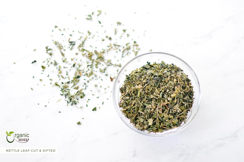 Organic Way Nettle Leaf Cut & Sifted - Herbal Tea | European Wild-Harvest | Kosher, USDA Certified | Non GMO, Gluten Free | Origin - Albania image 4