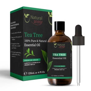 Tea Tree Essential Oil | Essential Oil for Diffuser, Hair Growth, Skin, Scalp Care, Massage |  4 Fl Oz (120 mL)