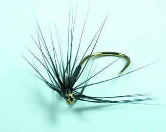 Black Spider, North Country Soft Hackle Fishing Fly, Trout, Grayling And  Other Species, Rivers, Lochs, Still Waters, Gift For Fly