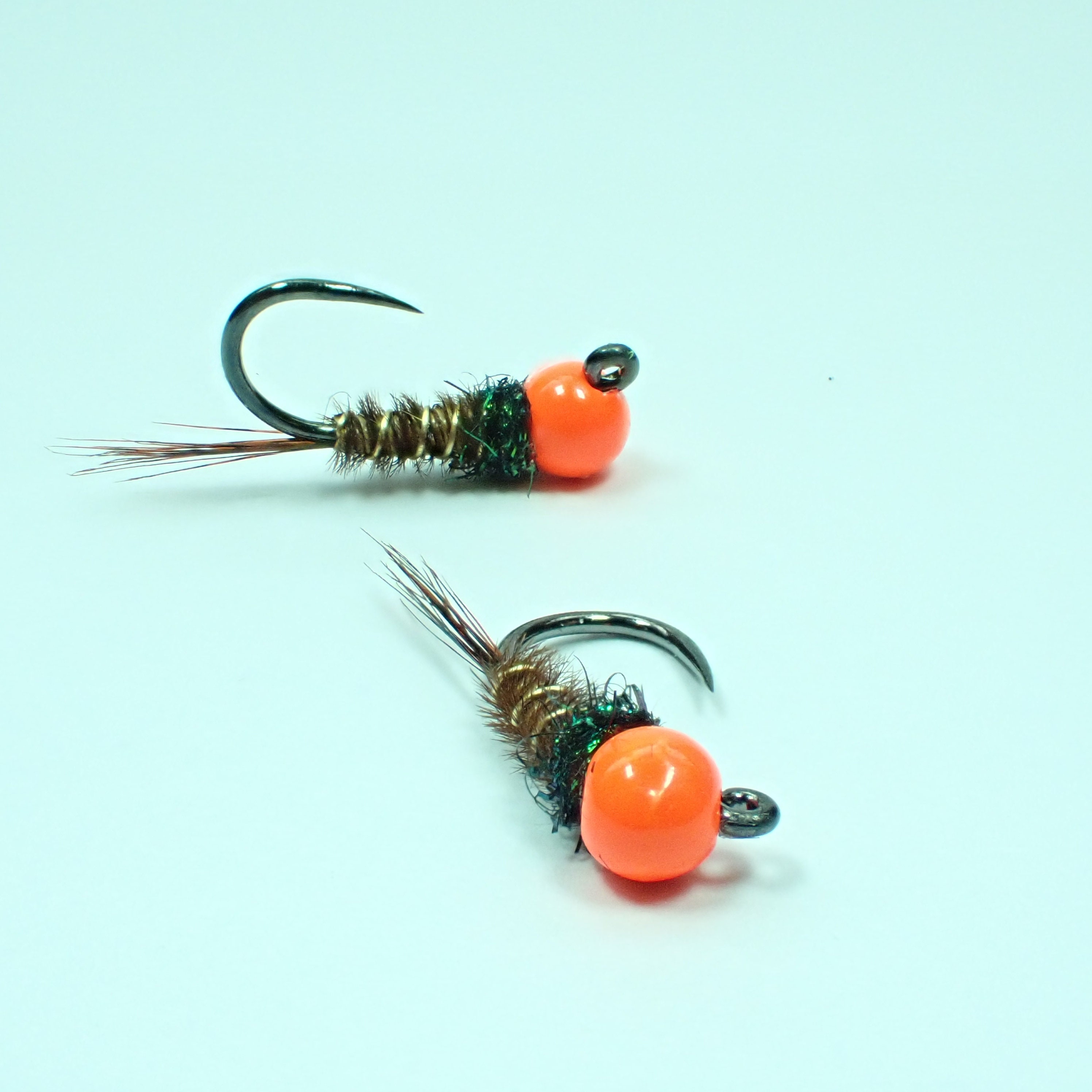 Mouches fines menthe pour pêche à la mouche – Tête conique – Lestées – Hameçons Mustad Signature – 1 douzaine de mouches au crochet #6, 8 ou assorties – Mouches à truite (crochet #8 Mouches fines menthe pour pêche à la mouche – Tête conique – Lestées – Hameçons Mustad Signature – 1 douzaine de mouches au crochet #6, 8 ou assorties – Mouches à truite (crochet #8