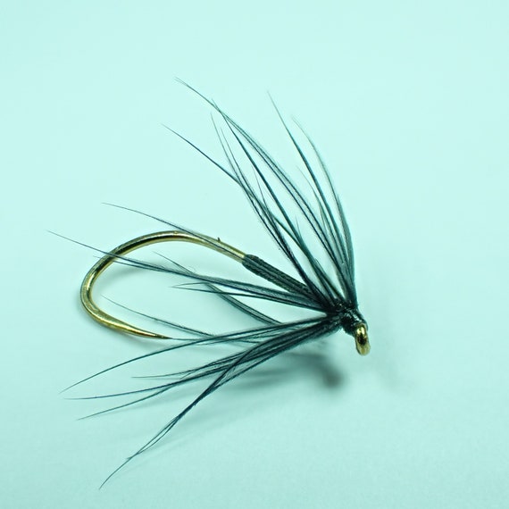 Black Spider, Barbless North Country Spider, Soft Hackle Fishing