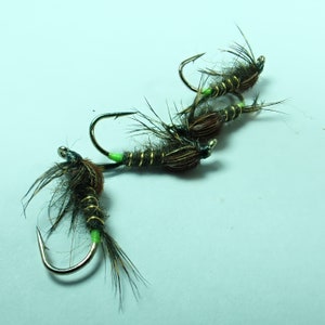 Dalavich Nymph Barbed unweighted, fishing fly, for brown trout, grayling and many other species, a great gift for fly anglers