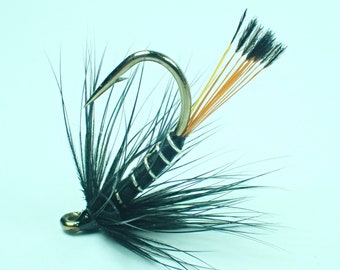 Black Pennell Traditional Wet Fly.  A classic and well proven pattern A great Gift for Fly Anglers.