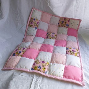 Baby&#39;s handmade  cot or pram quilt