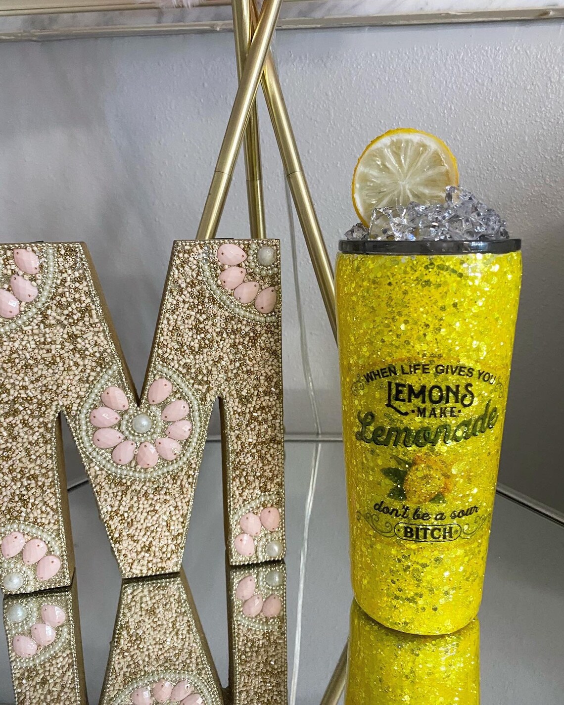 3D Lid Summer Drink Epoxy Resin Stainless Steel Tumbler Etsy