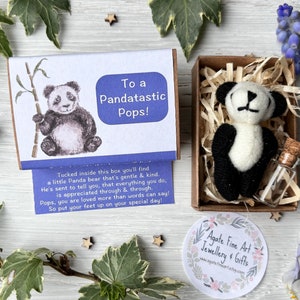 Für einen Pandatastic Pops, eine Panda-Bär-Umarmung, eine Umarmung in einer Box, Danke Pops, Best Pops, Geburtstagsgeschenk für Pops, Vatertag, Pops, Papa, Opa.