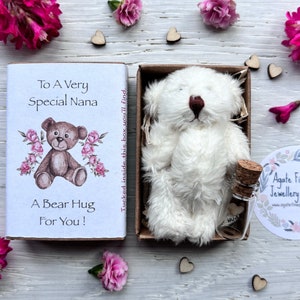An eine ganz besondere Nana, Danke Nana, Beste Nana, Eine Umarmung in einer Box, Danke Nana, Geschenk für Nana, Nana Geburtstag, Love you Nana, Nana Karte.