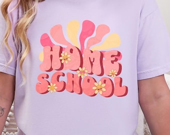 Homeschool Frauen Boxy T-Shirt, Homeschool Mama Tshirt, Homeschool Life, erster Tag der Homeschool