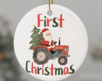 First Christmas 2025 Ornament, Baby's First Christmas, Baby Shower Gift, Baby Boy Christmas, Baby Girl Christmas
