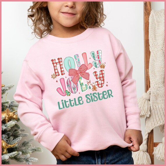 YYDSTYLE Bambino Bambino Ragazza Maglione di Natale Lettera Ricamo Pullover Felpa Maglieria Infantile Autunno Inverno Vestiti, Bianco latte, 3-6 Mesi