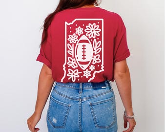 Indiana Comfort Colors Tshirt, State of Indiana Tshirt