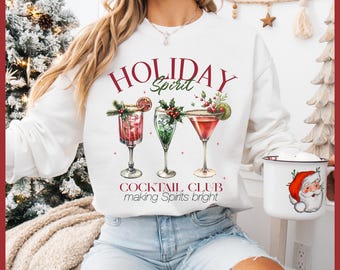Holiday Spirits Cocktail Club Preparare liquori Cocktail natalizi luminosi e carini
