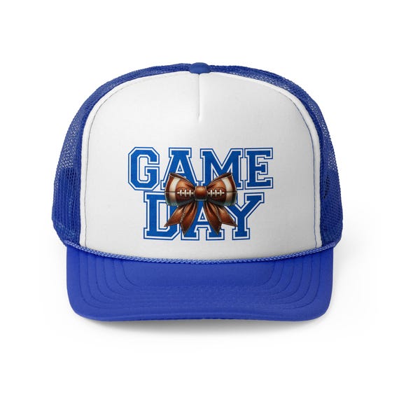Game Day Trucker Caps, Royal Blue Game Day Colors, Blue  display picture 1