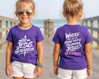The Jesus Generation-jeugdshirt, christelijk jeugdshirt
