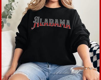 Alabama Sweatshirt, Alabama Lover, Alabama Fan Sweatshirt, Saturdays In Alabama Sweatshirt