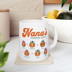 Personalized Pumpkin Patch Mug, Personalized Fall Mug, Custom Halloween Mug, Personalized Cup For Fall