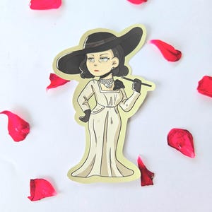 Lady Dimitrescu Sticker | Resident Evil | Resident Evil Village | RE 8 | RE | Capcom | Fan Made | Vampire | Video Games | PC