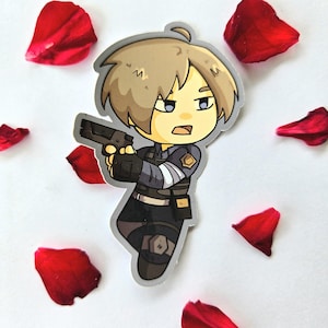Leon Kennedy Sticker | Resident Evil | Resident Evil 2 | RE 2 | Capcom | Fan Made | Racoon City | Video Games |
