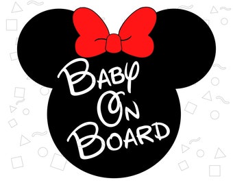 Free Free 83 Minnie Mouse Baby On Board Svg SVG PNG EPS DXF File