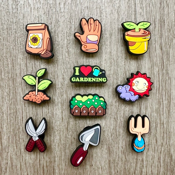 Gardening Charms Etsy