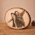 Personalized Wood Photo Engraving, Anniversary Gift for Couple, Wedding Gift, Memorial Keepsake, Custom Photo Plaque