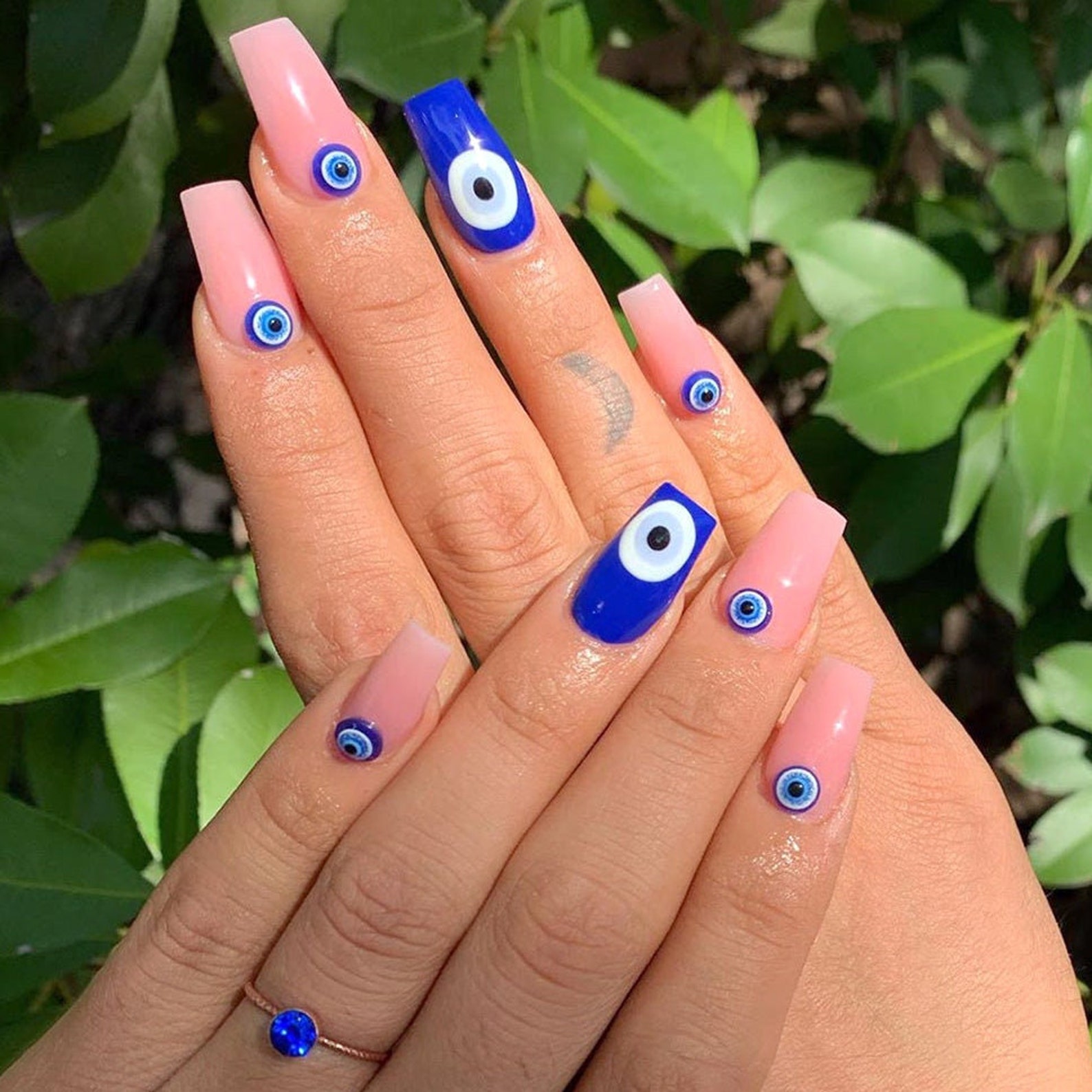 3D Evil Eye Nail Decals Stylish Nail Stickers for Ladies Etsy