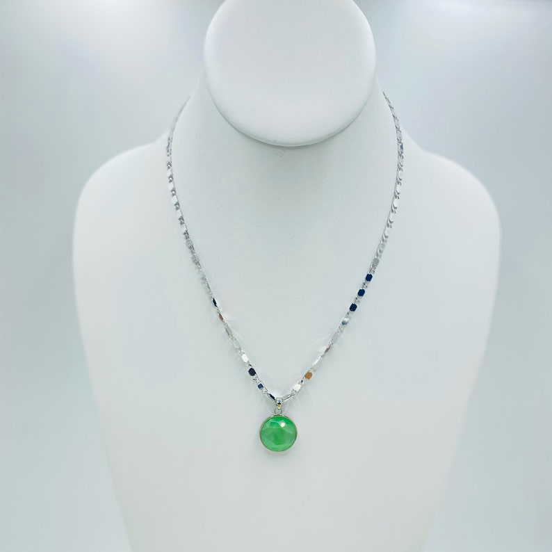 Collar Con Colgante De Piedra Natural De Lapislázuli En Forma De Gota De Agua Para Mujer