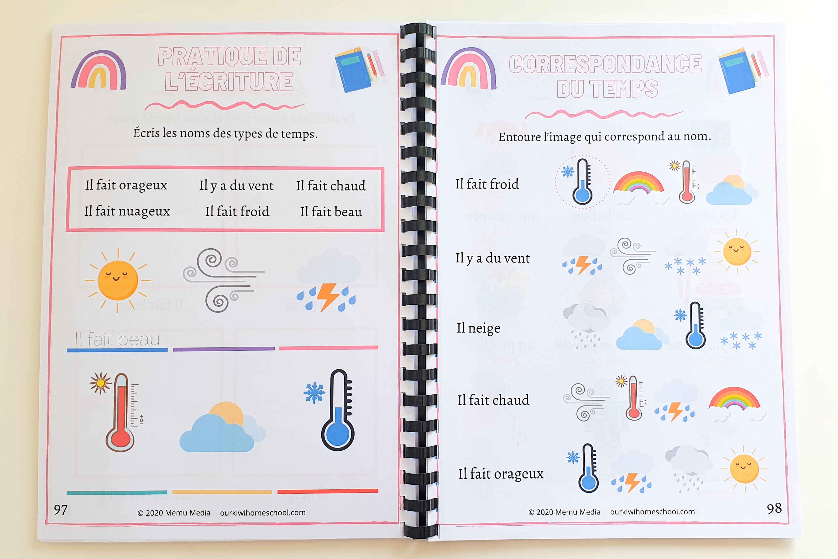 Beginner French Workbook Kids French Worksheets Etsy España