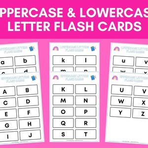 Tarjetas didácticas del alfabeto / Tarjetas didácticas de letras / Recurso para jardín de infantes