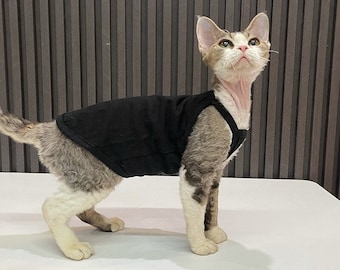 Conditionnement des vêtements d'été pour chat | Manteau épais pour animaux de compagnie Sphinx | Chatons Costumes Veste Chihuahua Respirant Air | Costume de chat pour la fête