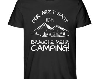 Camping Camping Pensioner Gift Nature Camping Accessories Camping - Men Premium Organic Shirt