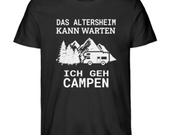 Camping Camping Pensioner Gift Nature Camping Accessories Camping - Men Premium Organic Shirt