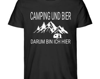 Camping Camping Pensioner Gift Nature Camping Accessories Camping - Men Premium Organic Shirt