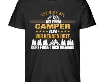 Camping Camping Pensioner Gift Nature Camping Accessories Camping - Men Premium Organic Shirt