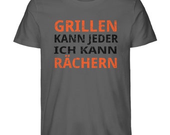 Smoking T-Shirt Gift for Smoked Fish Grilling Smoker T-ShirtReaching - Men Premium Organic Shirt
