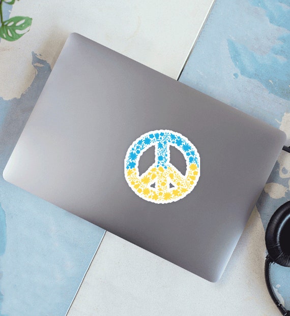 Ukraine I Support the Ukraine Flag Ukraine Sticker Etsy