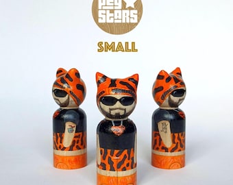 AKYLAS - FERTO Greece EUROVISION 2026 inspired peg doll. Hand painted figure 6cm (smaller)