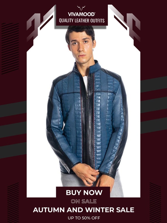 Plaid and leather clearance jacket