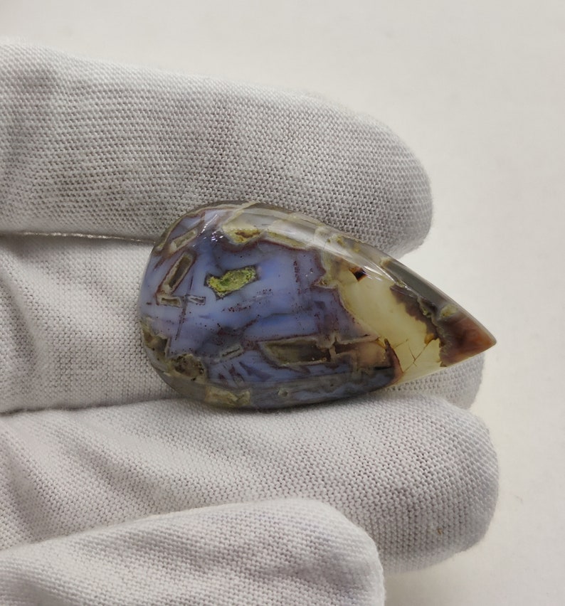 Natural Turkish Stick Agate. Cabochon Stick Agate. Cabochon Gemstone
