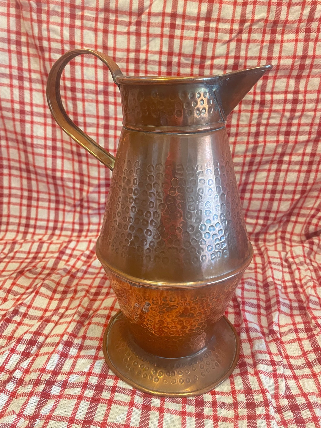 Vintage Copper Milk Jug / Pitcher Etsy