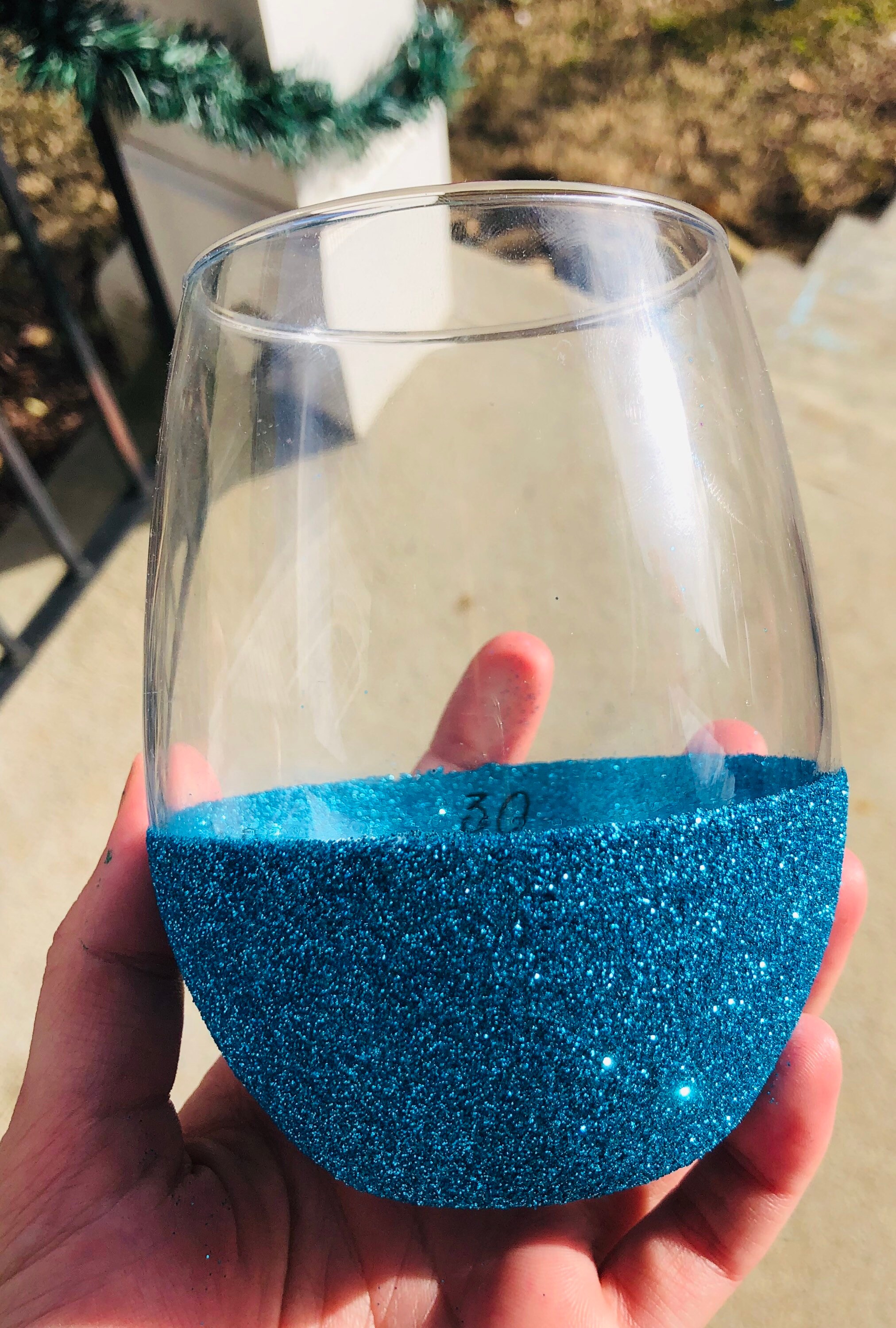 Customizable peek a boo wine glass | Etsy