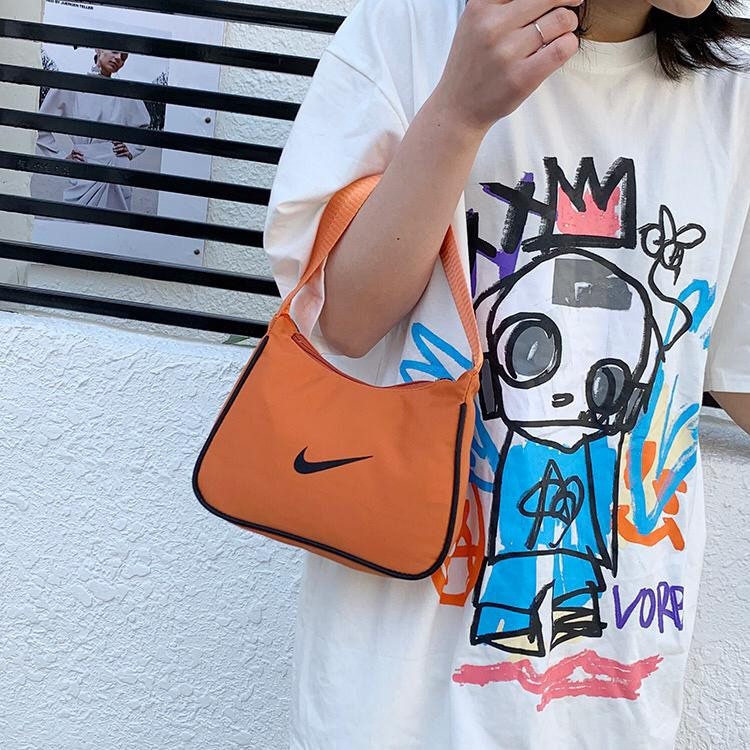 Nike reworked/altered baguette shoulder bag y2k vintage Etsy