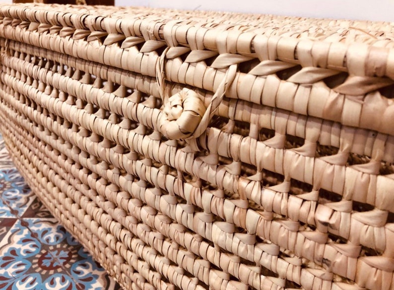 Toy Basket for Kids Wicker Storage Chest Toy Box Wicker Basket Etsy