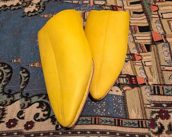 yellow colour slippers