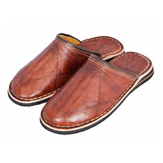Zapatos Zapatos para hombre Pantuflas Zapatillas de ante hechas a mano Zapatillas de cuero Babouche de ante Babouche marroquí 