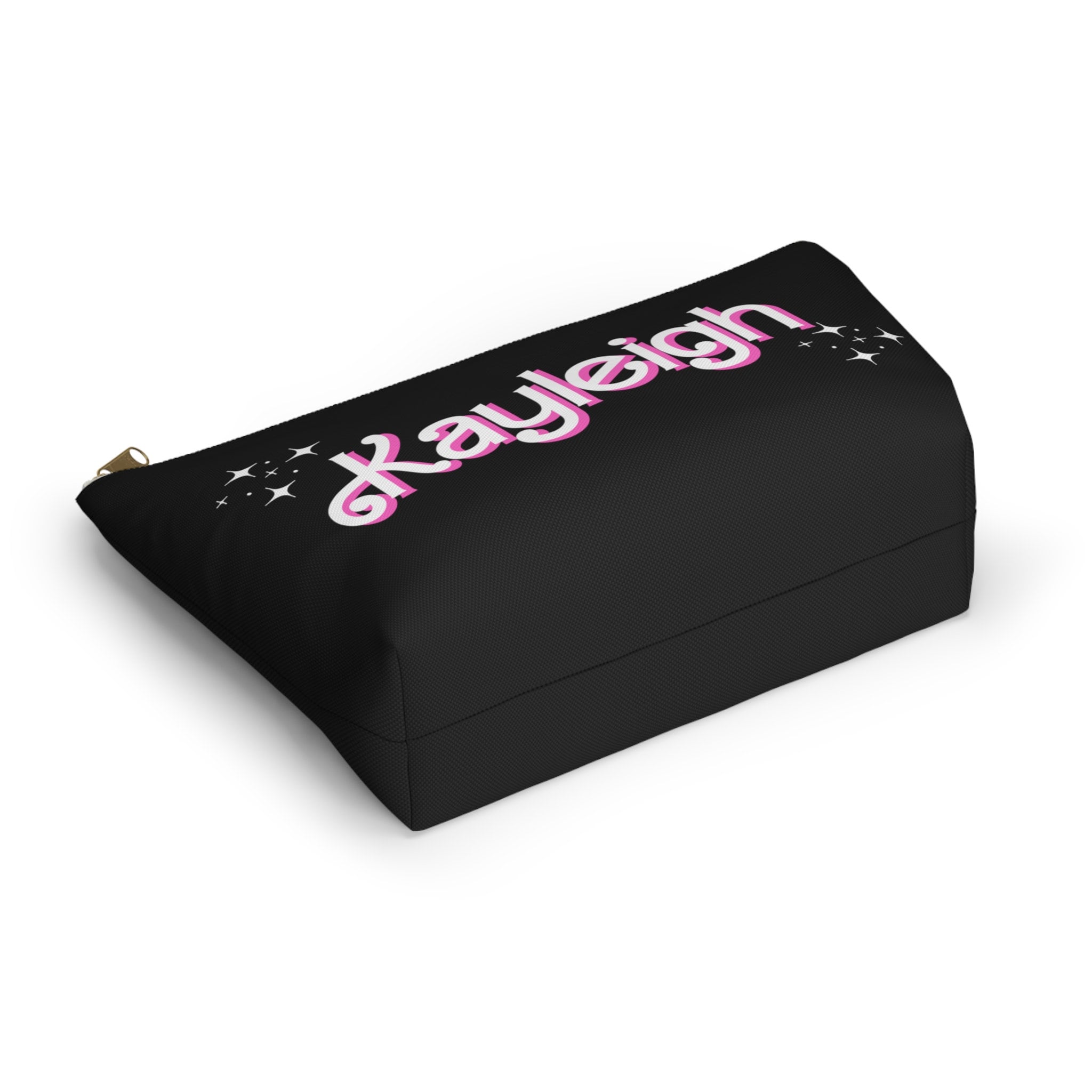 Personalized Makeup Bag, Pencil Bag, Pink Doll Party Favor, Bridesmaid Gift, Cheer Team Gift, Hair Accessories, Gift For Girl Friend